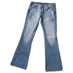 Denim Pant for Women with embroidered design Silber Kiss Size 11